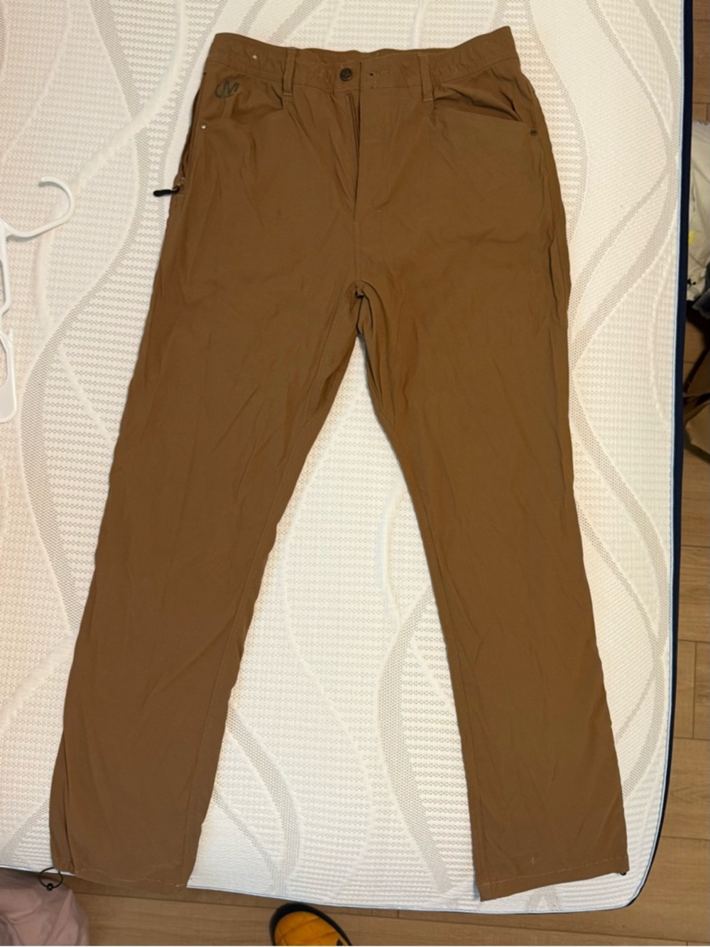 Marsh Men's Casual Straight-Leg Pants in Brown